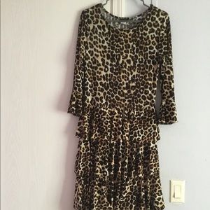 Leopard print dress.